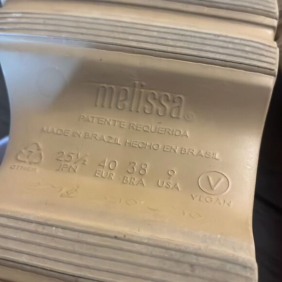 Melissa| Women's sandals brown and black color size 9 - Picture 4 of 7